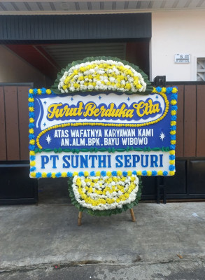 Papan Bunga Duka di Arso
